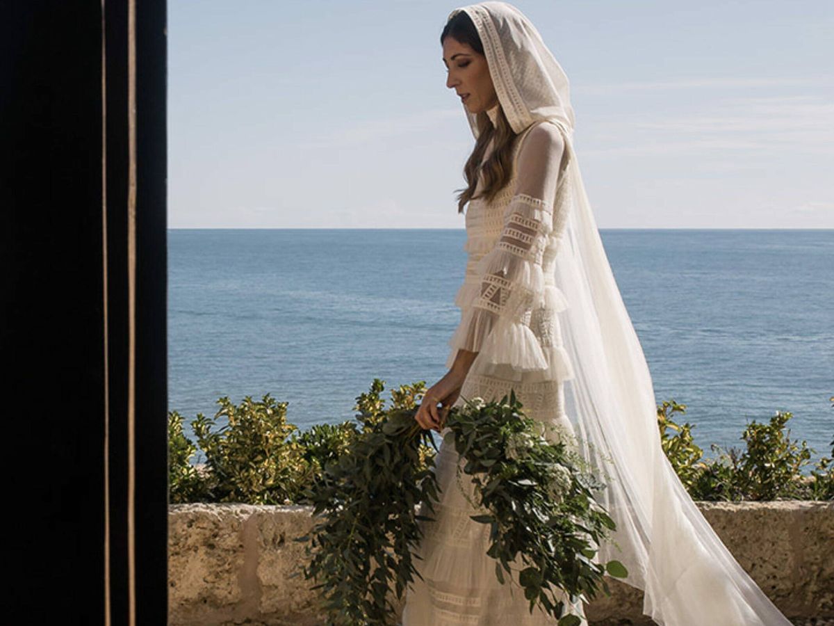 Foto: El vestido de novia de Macarena creado por Teresa Helbig. (The Visual Partners)