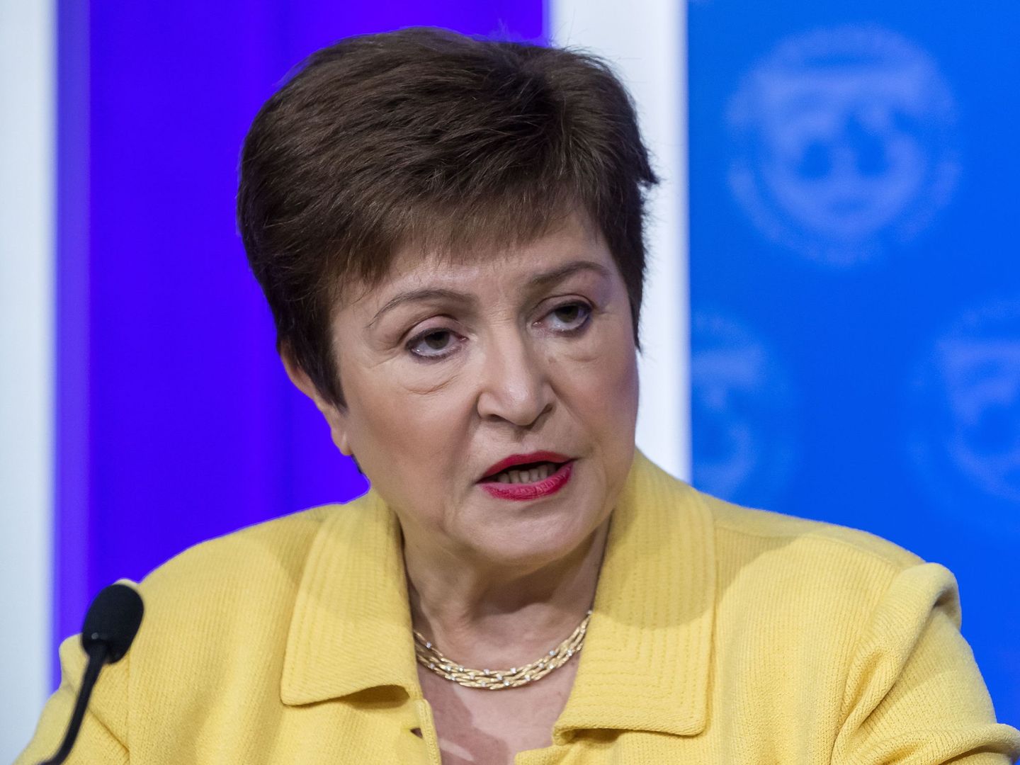 La presidenta del FMI, Kristalina Georgieva. (Reuters)