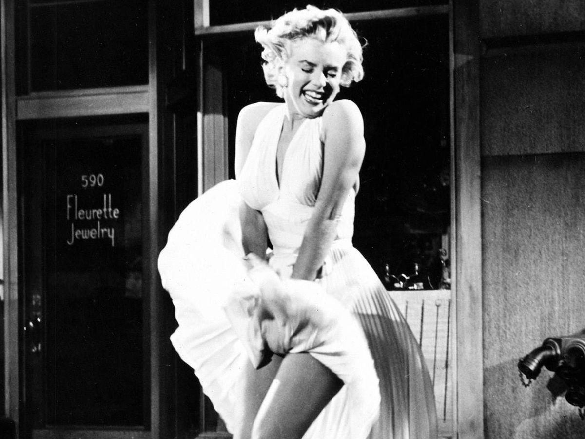Cerveza inglesa Relación Escalera Esto es lo que todavía no sabes del mítico vestido blanco de Marilyn Monroe