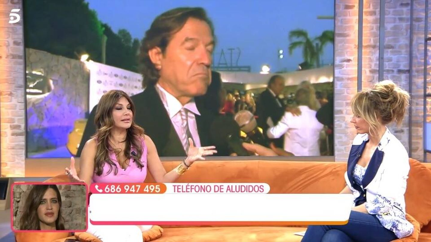 Reyes y Emma García. (Telecinco).