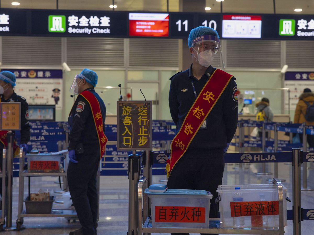 Foto: Aeropuerto en China. (EFE)