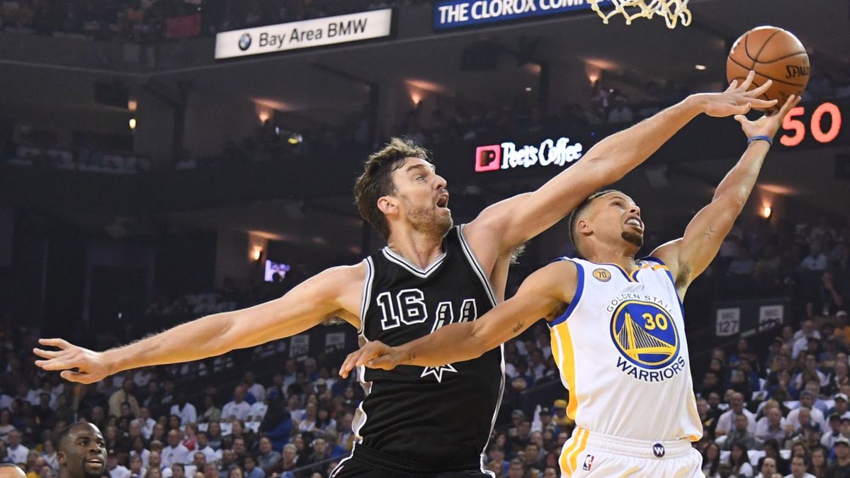 Los Spurs de Pau Gasol dan un repaso a los Warriors de Curry en su propia casa