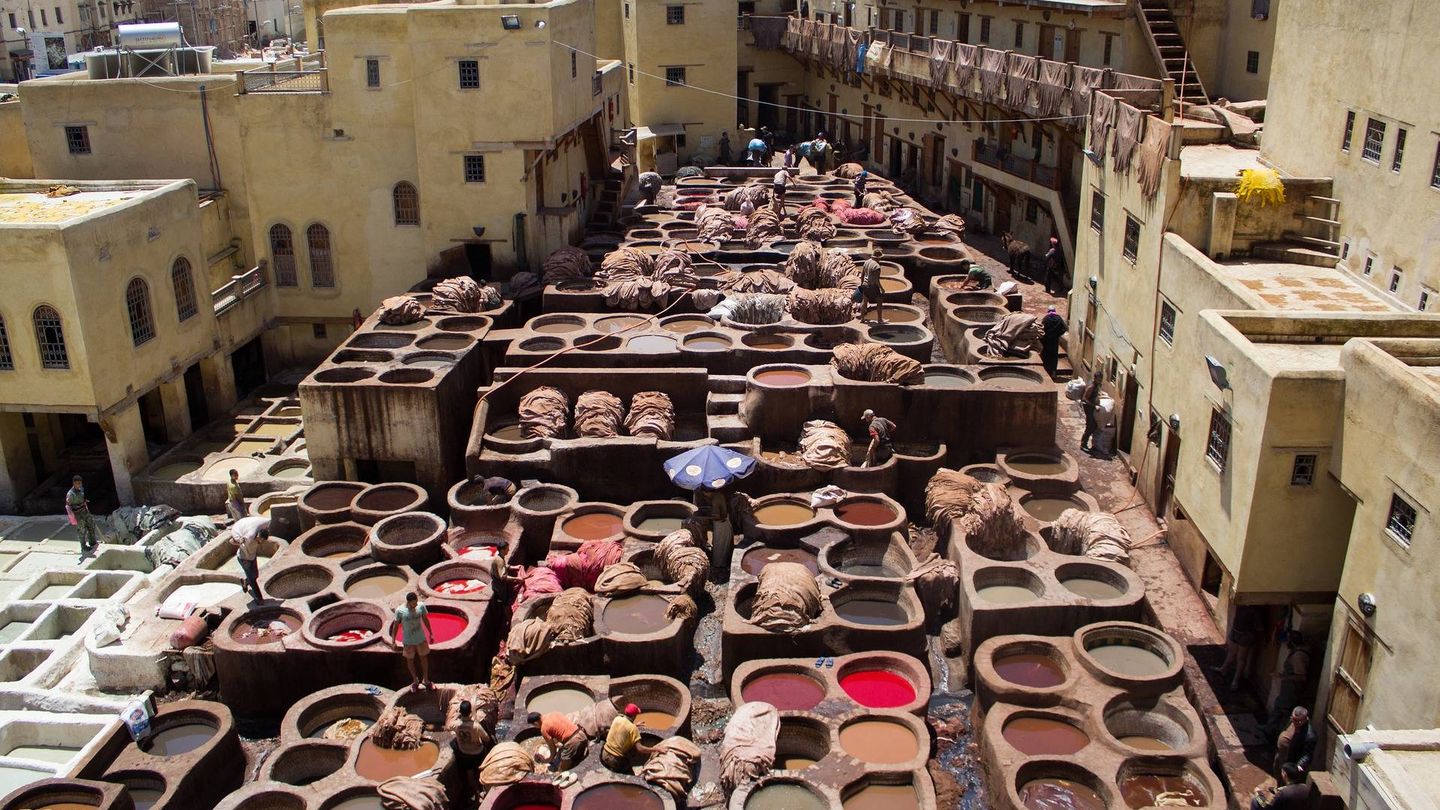 El barrio de los alfareros en Fez. (Cortesía)