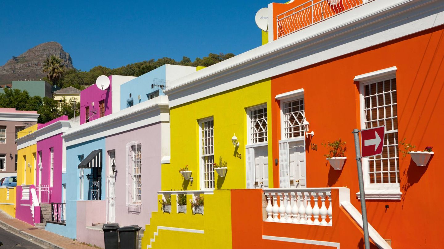 El barrio de Ko-Baap en Ciudad del Cabo. (Foto: Turismo Sudáfrica)