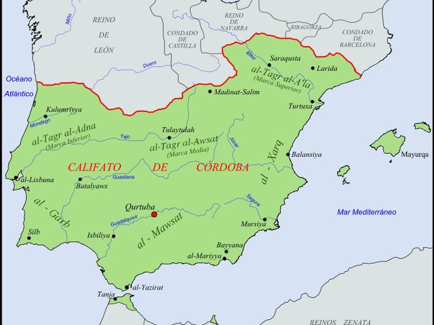 El califato de Córdoba en el año 1000