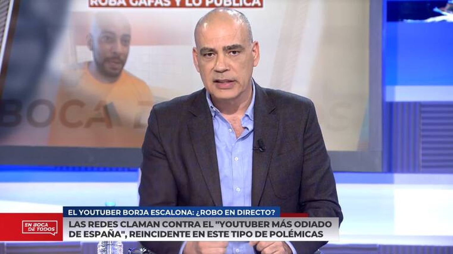 Nacho Abad en 'Boca de todos'. (Mediaset)