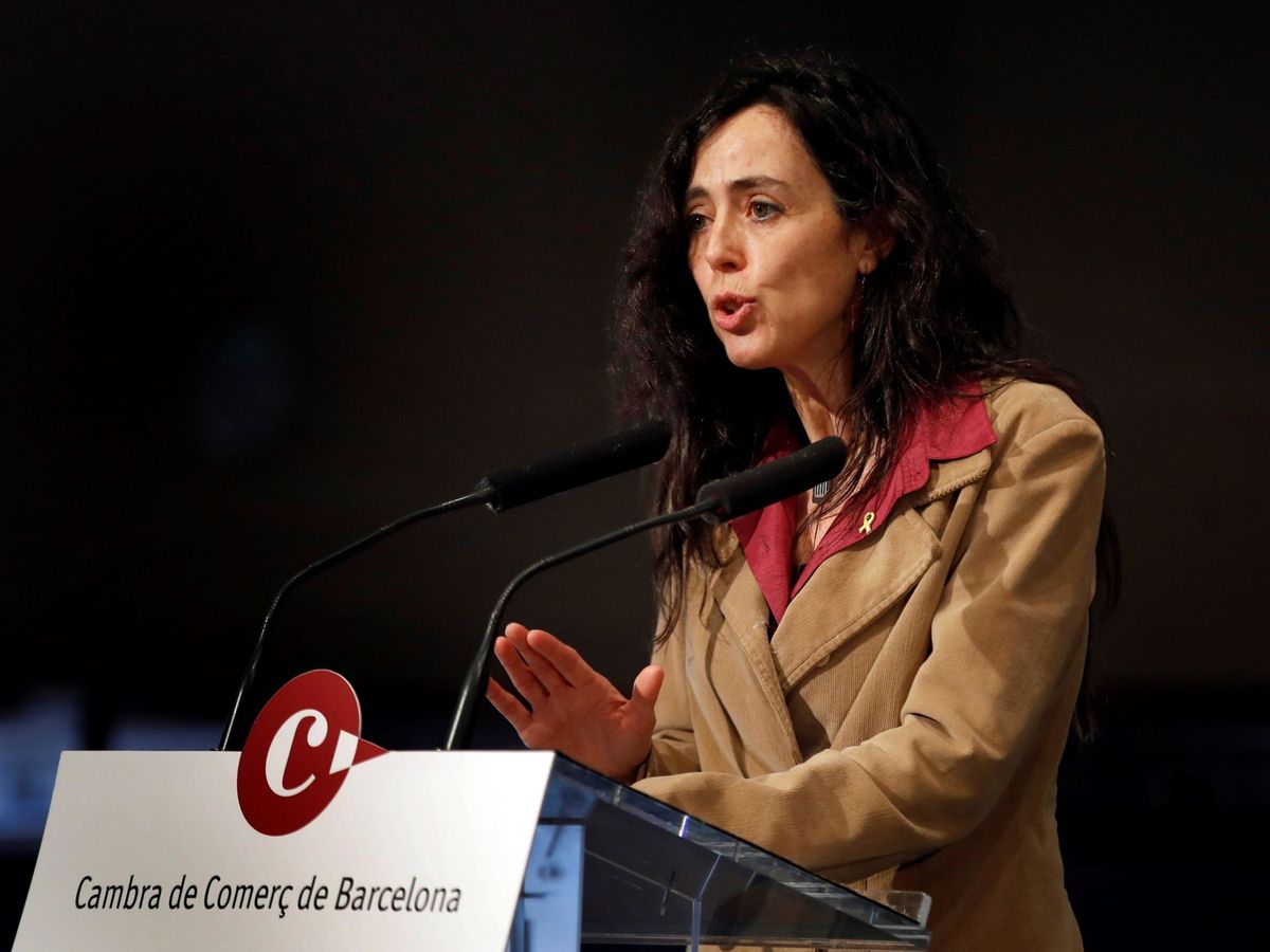Foto: Mònica Roca, presidenta de la Cambra de Barcelona. (EFE/Toni Albir)