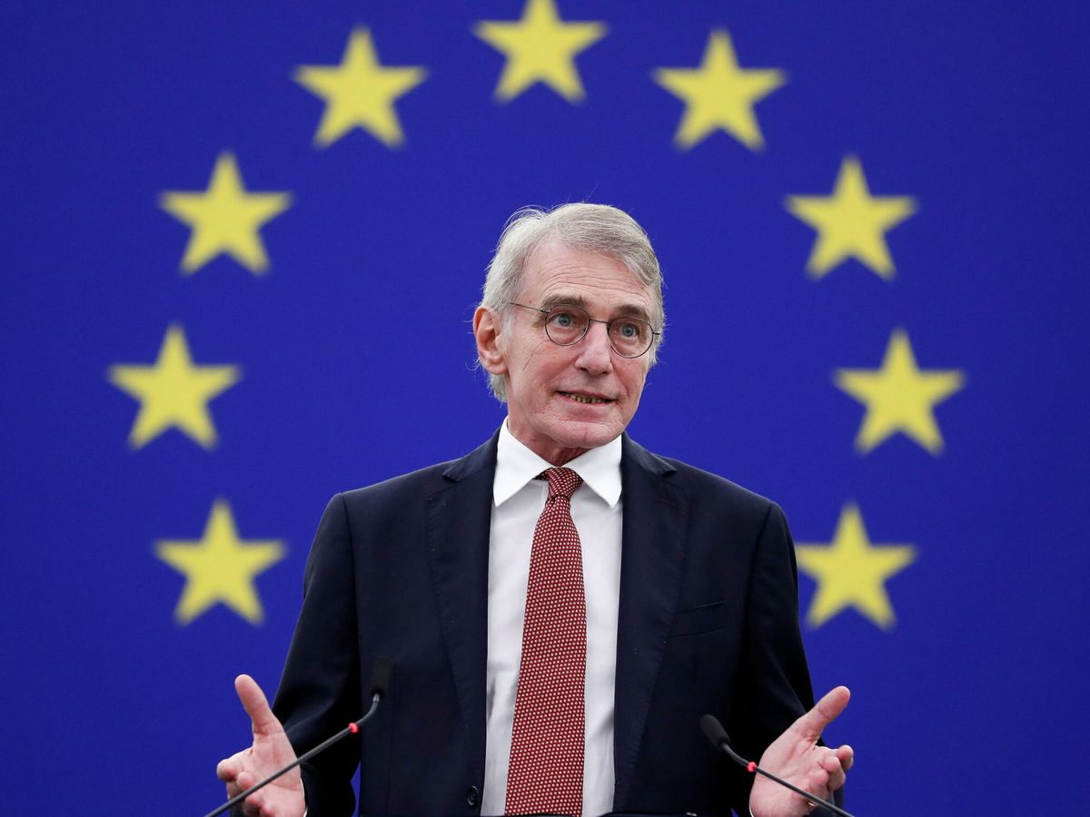 Foto: David Sassoli, hasta ahora presidente del Parlamento Europeo. (Reuters)
