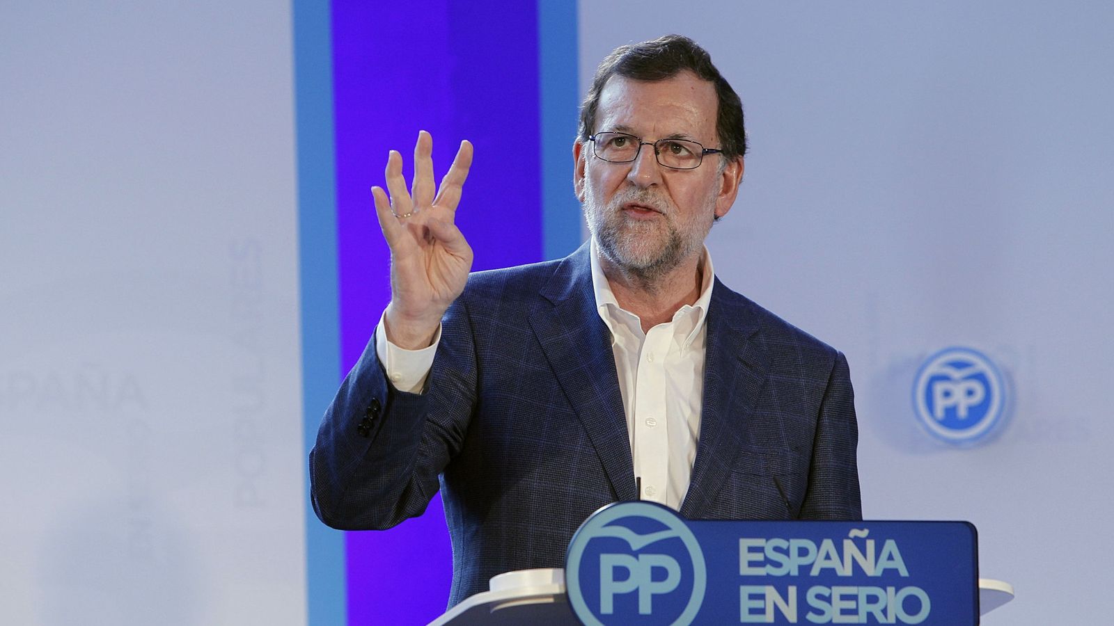 Foto: Rajoy en la primera aparición tras la renuncia de Soria. (EFE)