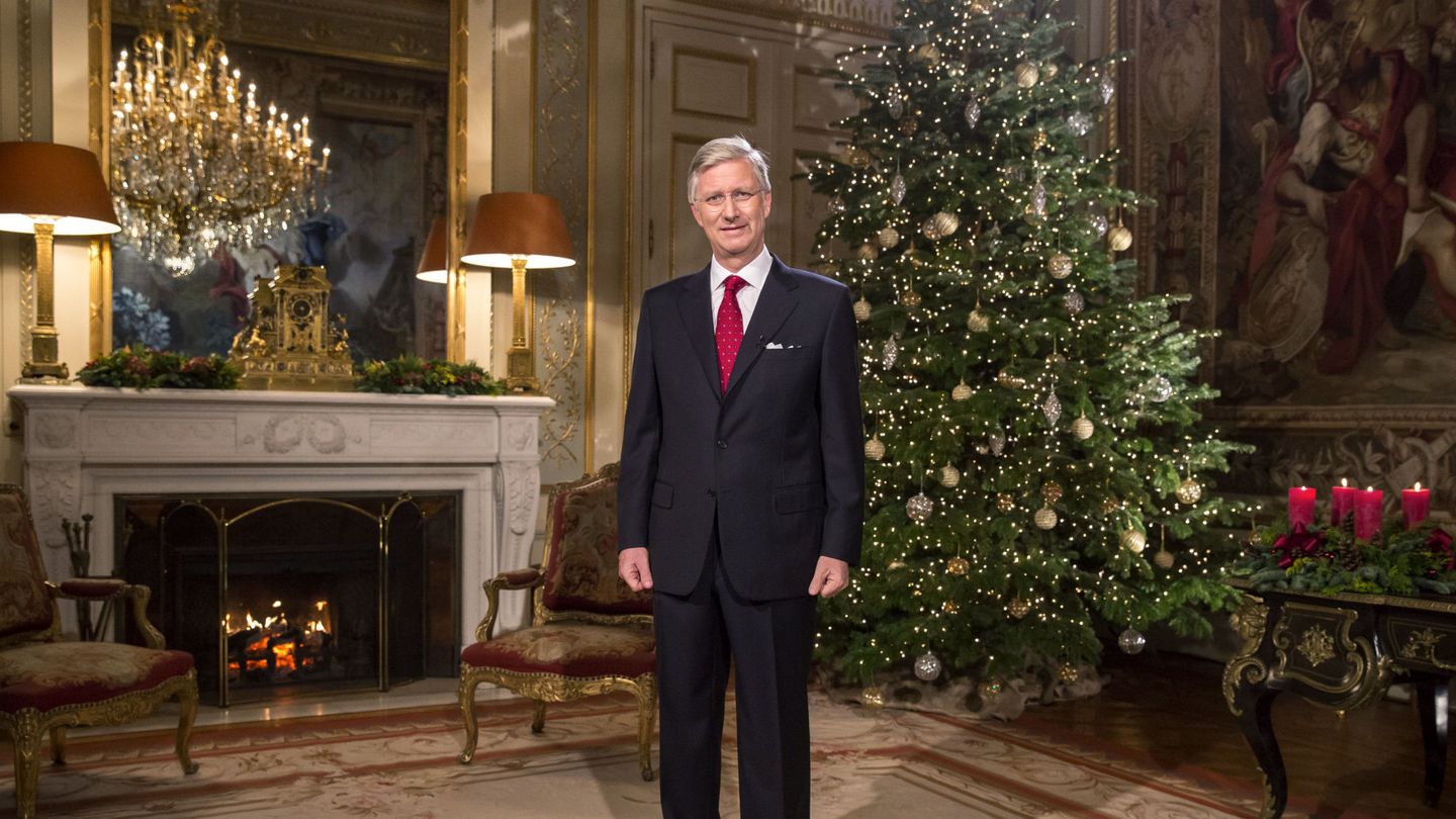 El rey Felipe, durante su discurso de Navidad de 2015. (Reuters)