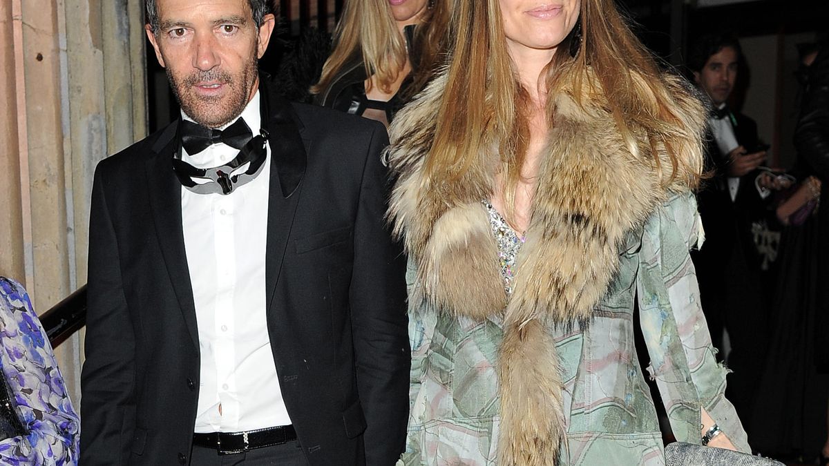Antonio Banderas y Nicole Kimpel, una 'gata' y un 'zorro' muy enamorados en Londres