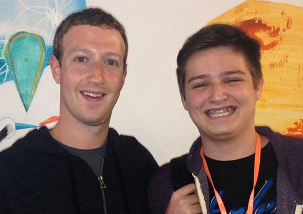 Foto: Marck Zuckerberg y Michael Sayman, uno de sus fichajes más precoces