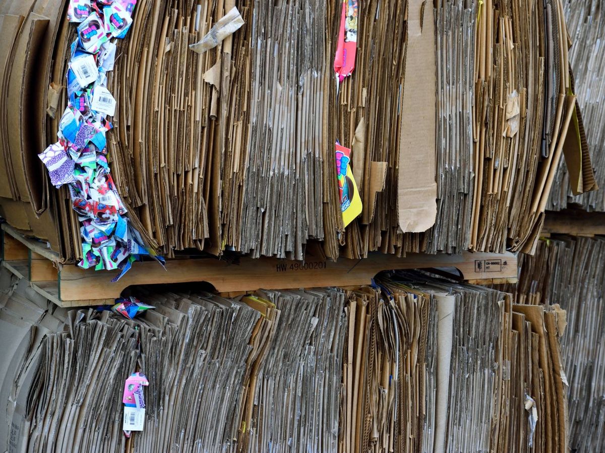 Foto: El papel y el cartón son de los materiales más reciclables. 