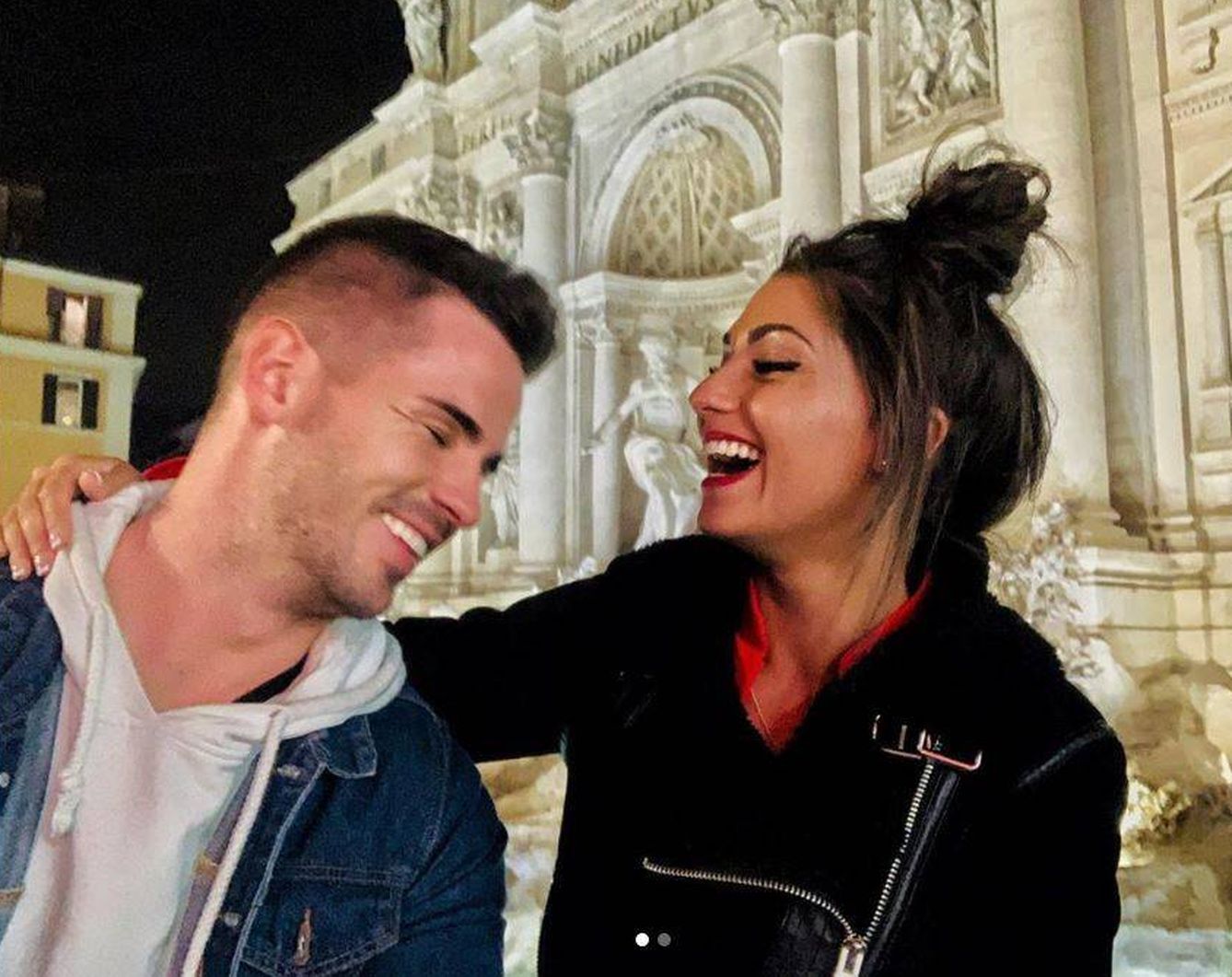 Álex y su nueva pareja, Natalia, en Roma (Instagram)