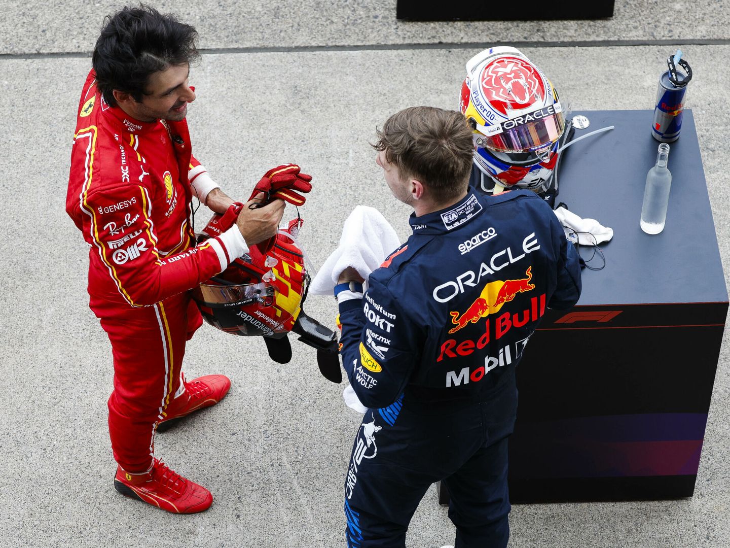 Carlos Sainz podría ser compañero de Verstappen. (Frédéric Le Floc'h/AFP7)