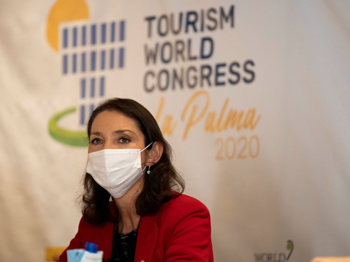 Foto: La ministra de Industria, Comercio y Turismo, Reyes Maroto. (EFE)