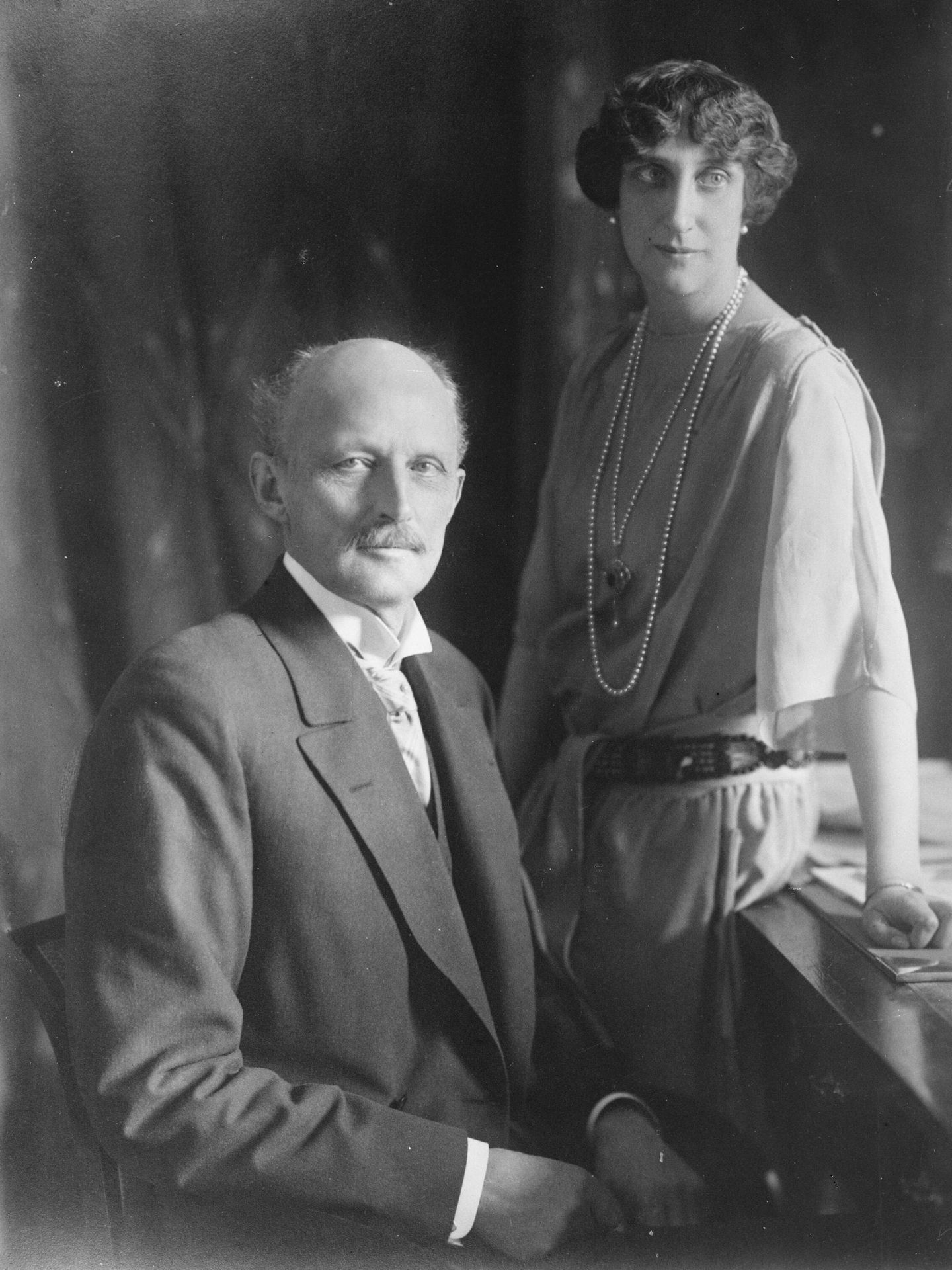 El príncipe Carl y la princesa Ingeborg, en 1922. (Cordon Press)