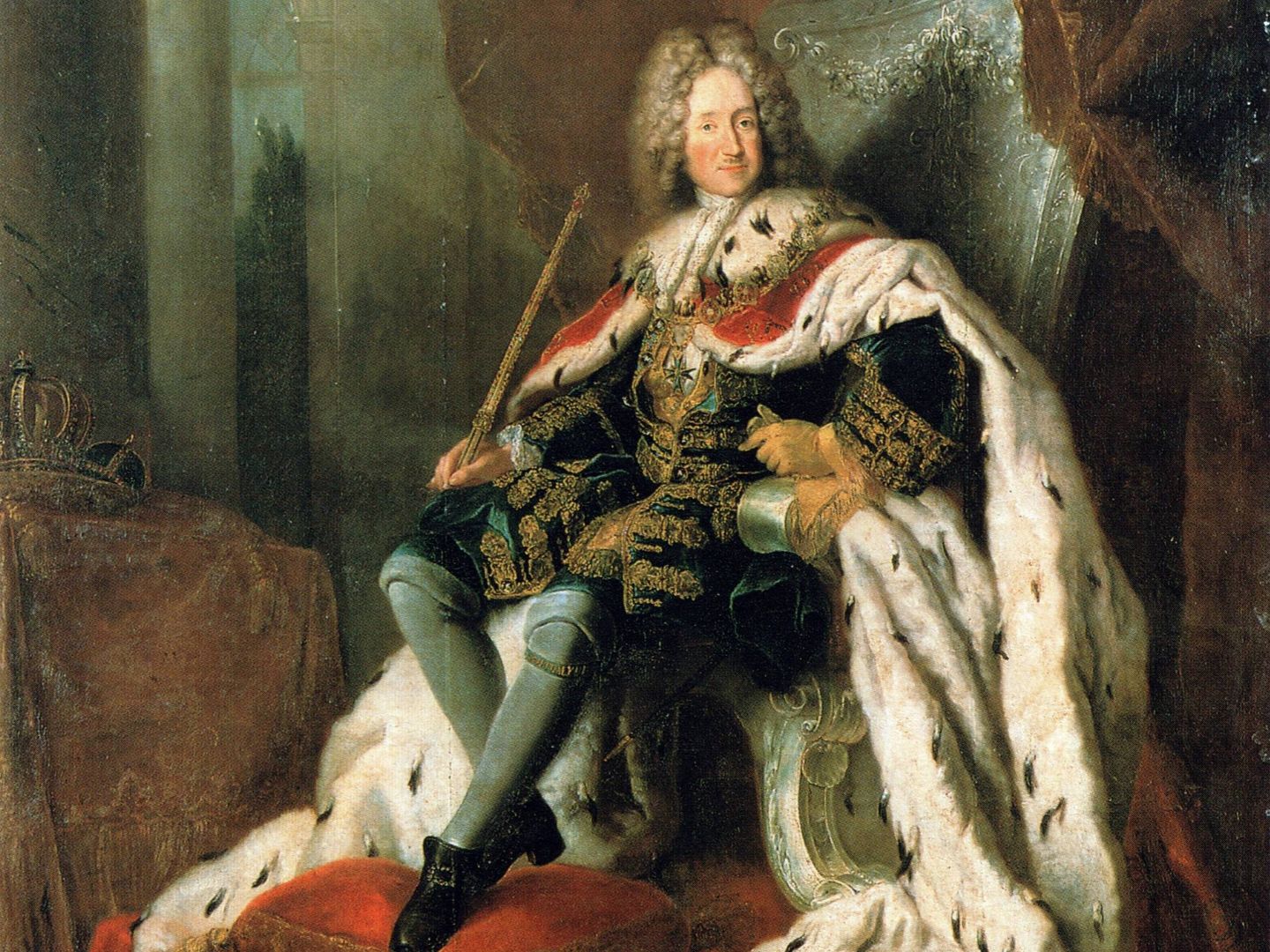 Federico I de Prusia (Antoine Pesne, 1713)