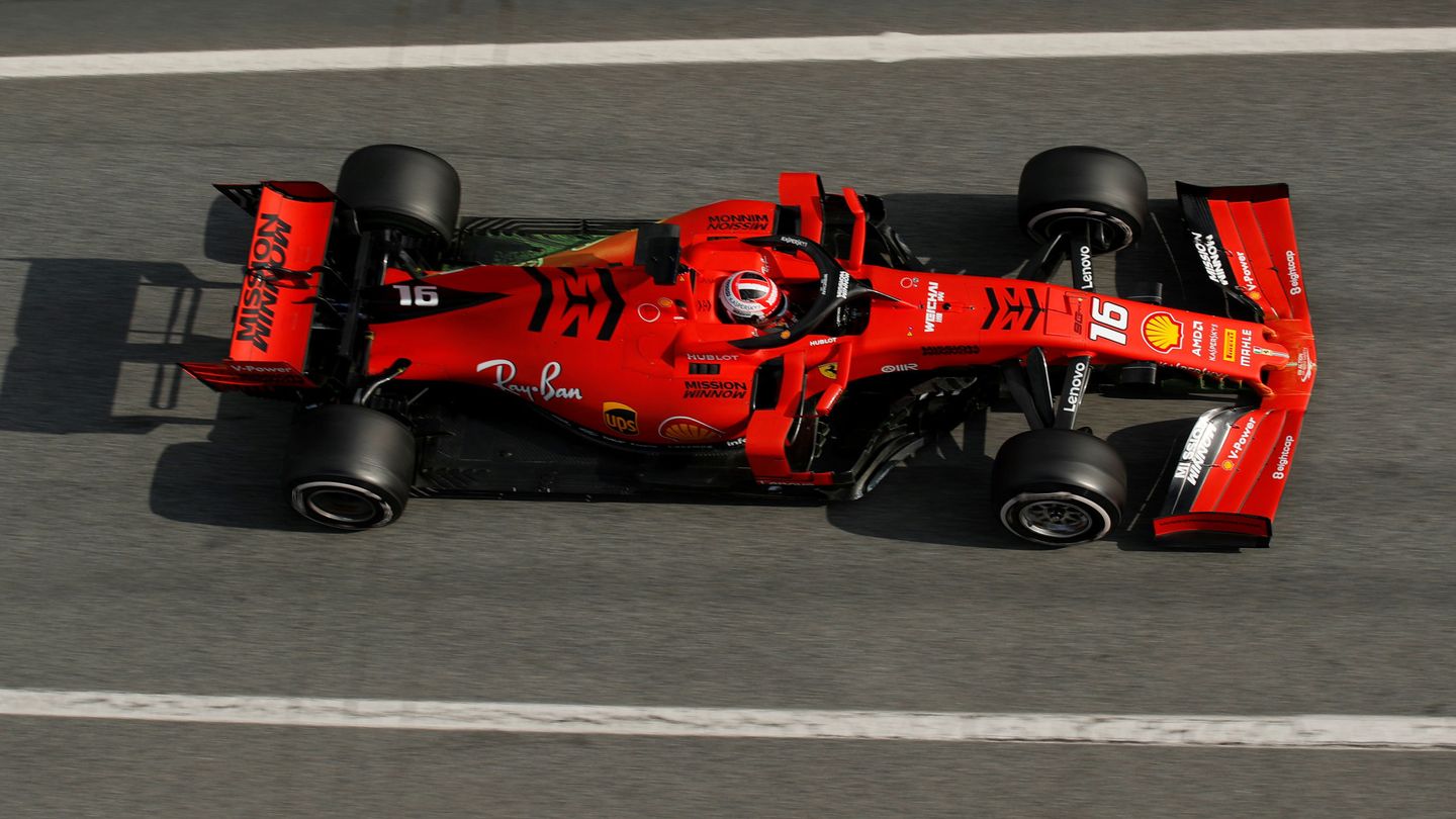 Plano cenital del nuevo Ferrari. (Reuters)