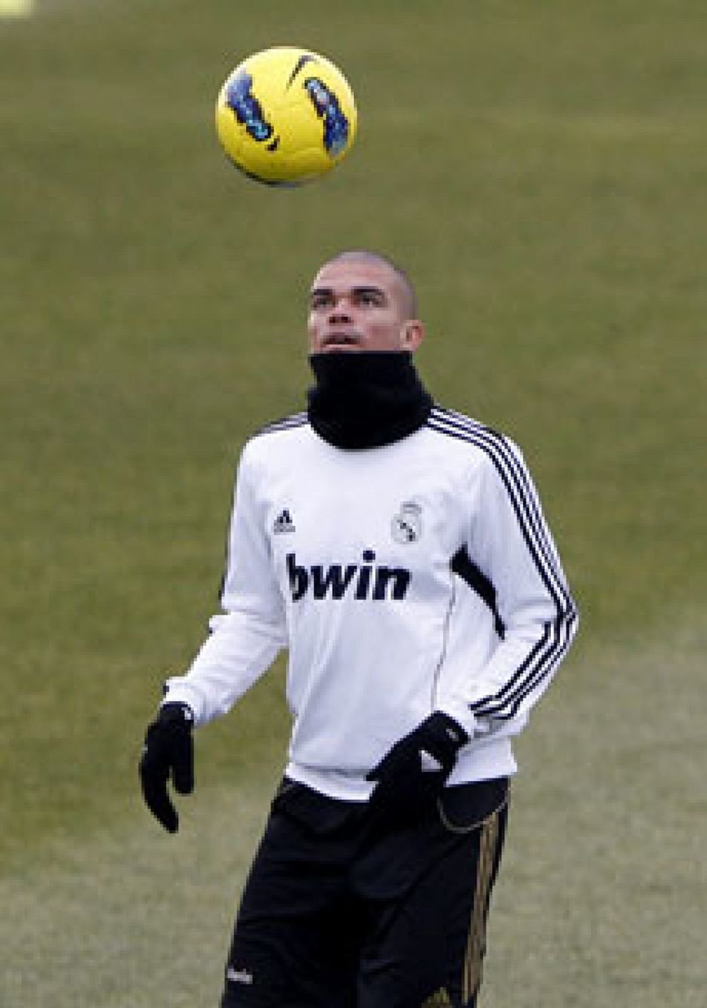 Foto: Pepe, duda para el clásico tras no entrenarse con el grupo este lunes