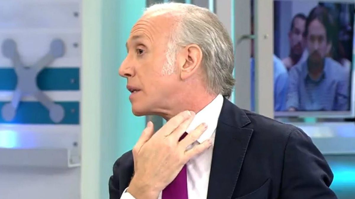 Eduardo Inda denuncia en Telecinco un golpe recibido con una cámara de Mediaset
