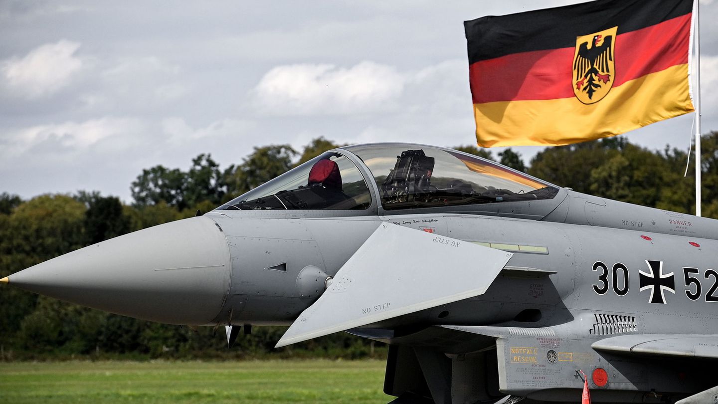 Caza de combate Eurofighter, de las Fuerzas Armadas de Alemania. (Reuters)