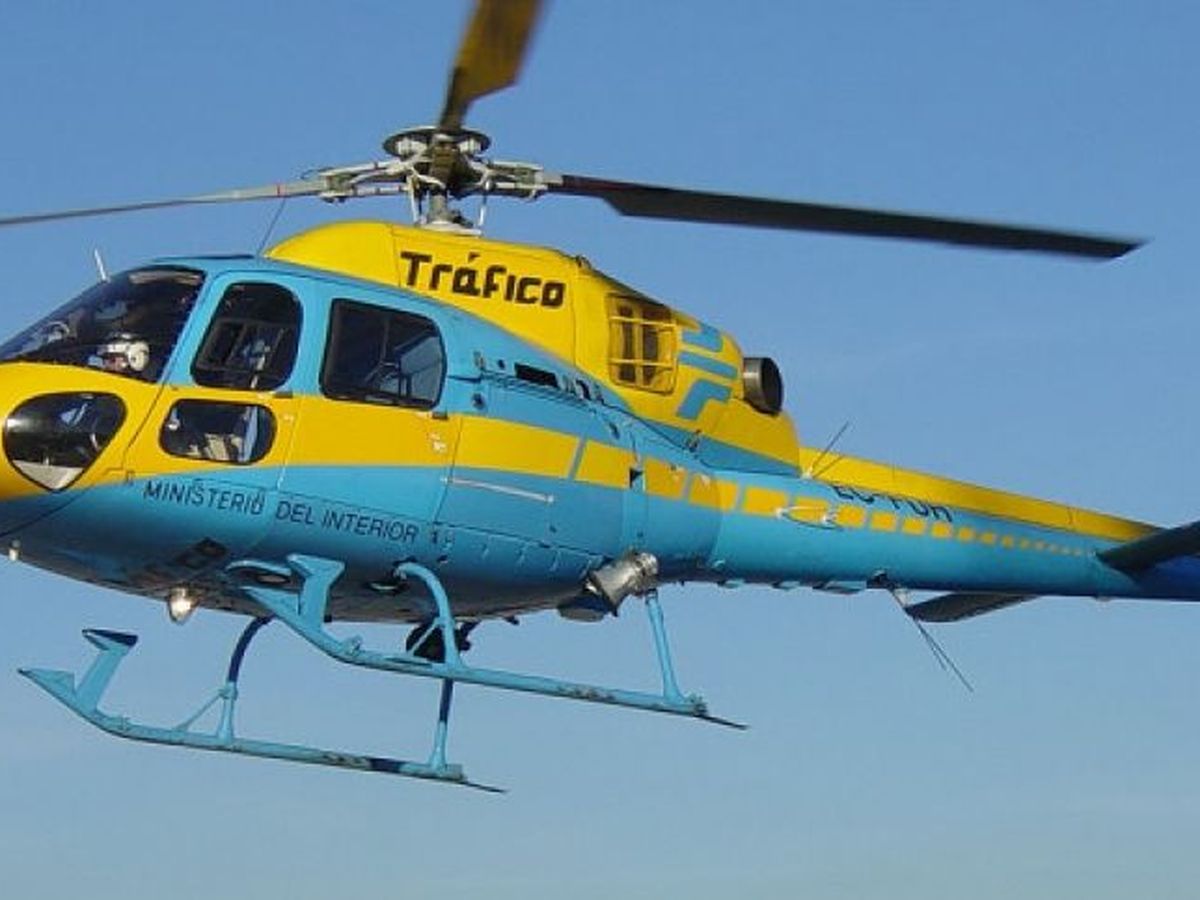 Foto: Helicóptero de la DGT en una imagen de archivo. (EC)