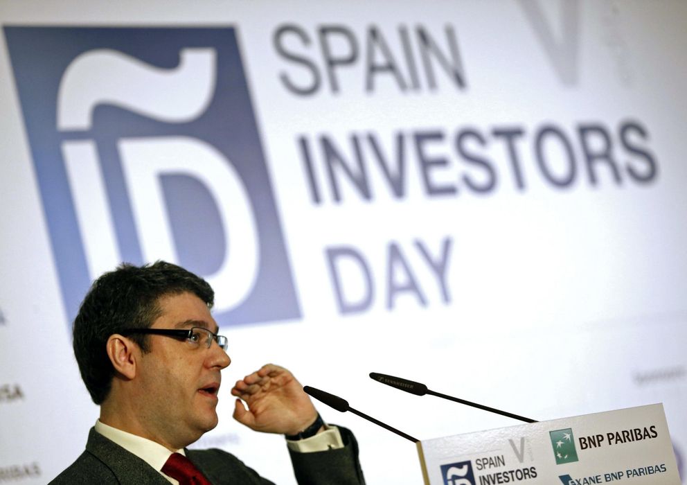 Foto: Álvaro Nadal, director de la Oficina Económica de Moncloa, en un foro con inversores