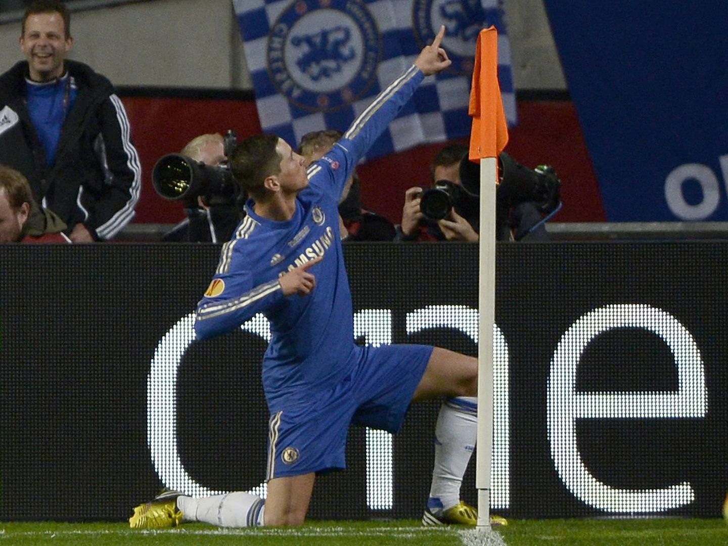 Torres celebra su gol en la final de la Europa League (Reuters)