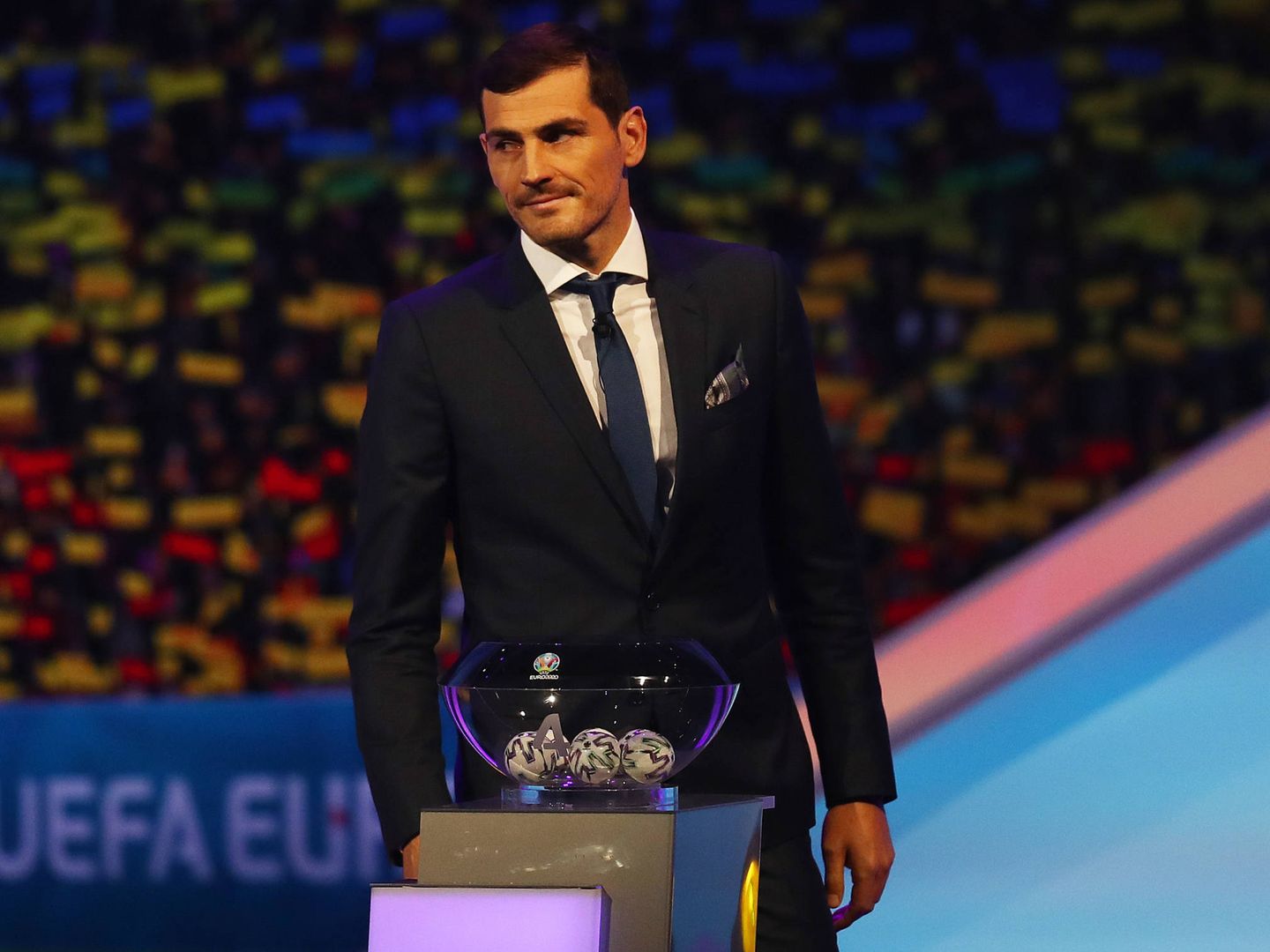 Iker Casillas, el pasado mes de noviembre en Bucarest. (Getty)