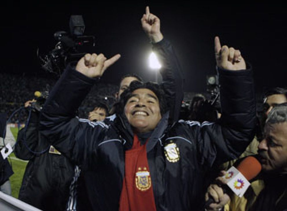 Foto: Maradona: "¡Que la chupen y la sigan chupando!"