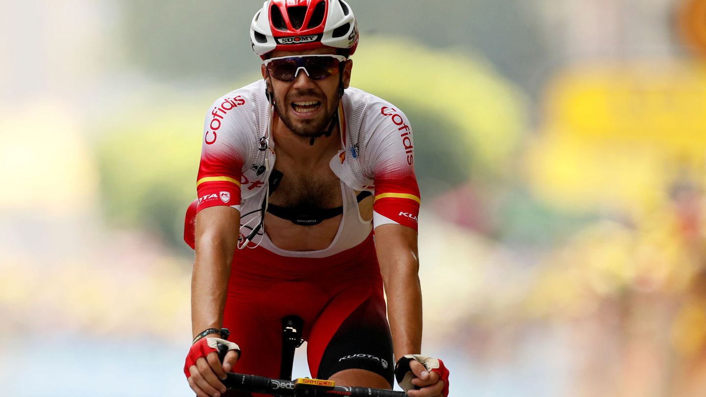 Jesús Herrada, durante el pasado Tour de Francia. (Reuters)