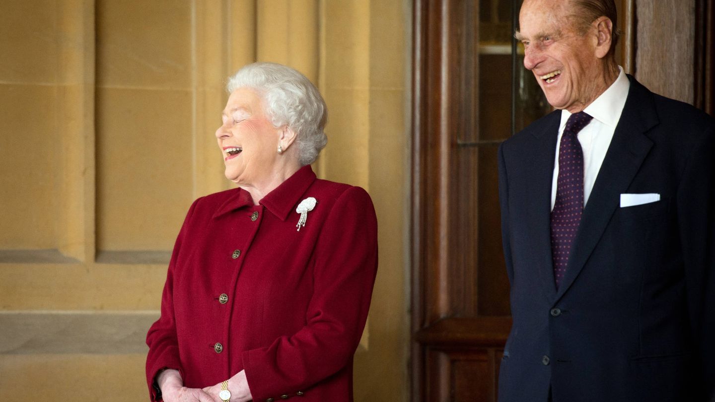  Isabel II y el duque de Edimburgo, un matrimonio feliz. (Getty)