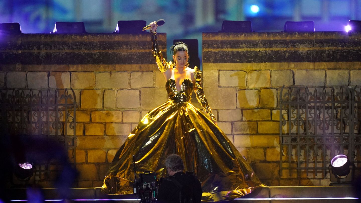 Katy Perry, en el concierto. (Reuters)