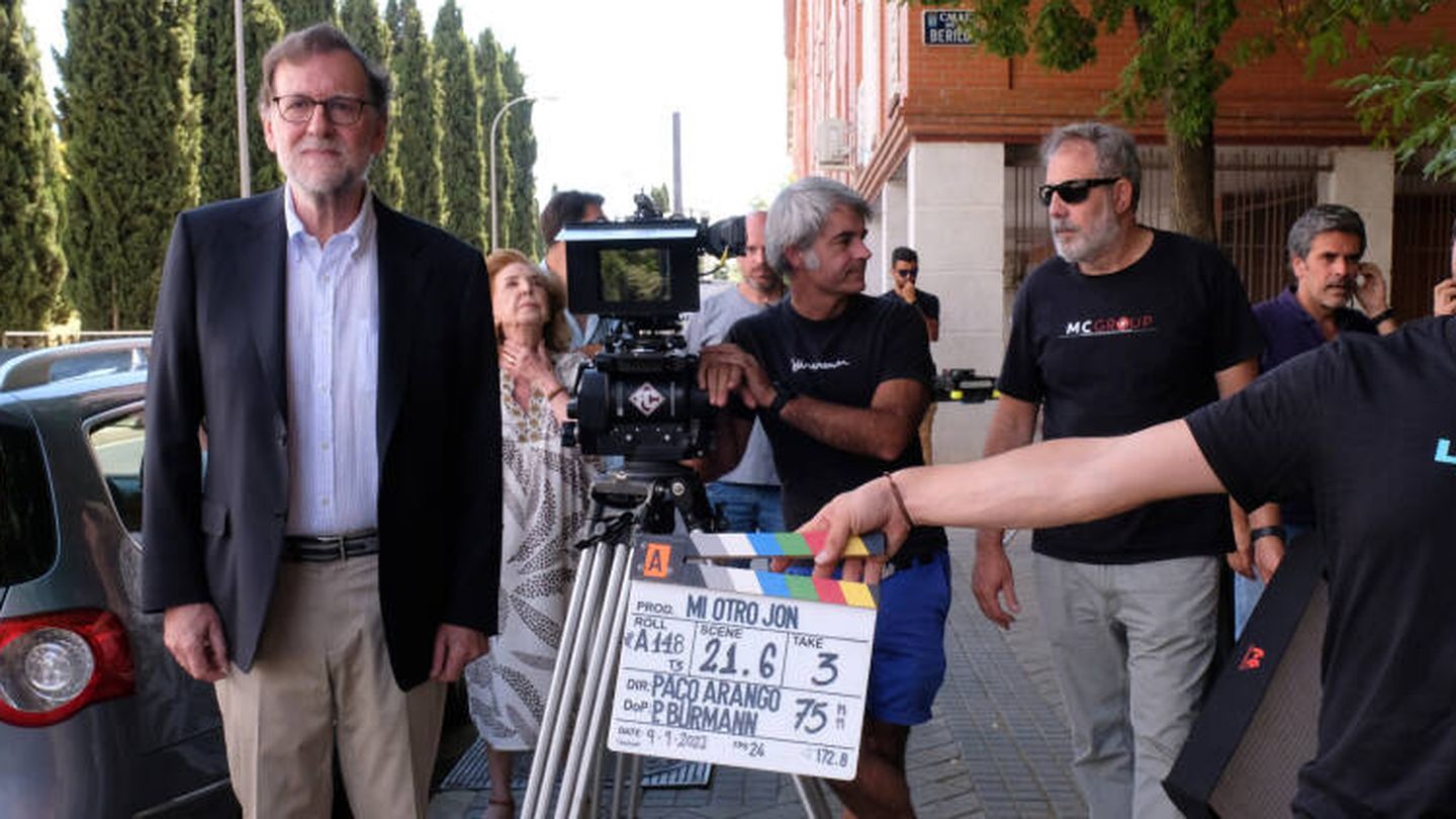 El cameo del expresidente Mariano Rajoy. (Cortesía)