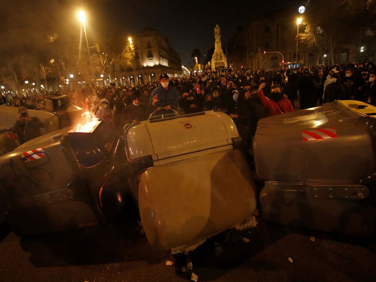 Foto: Disturbios en Barcelona. (Reuters)