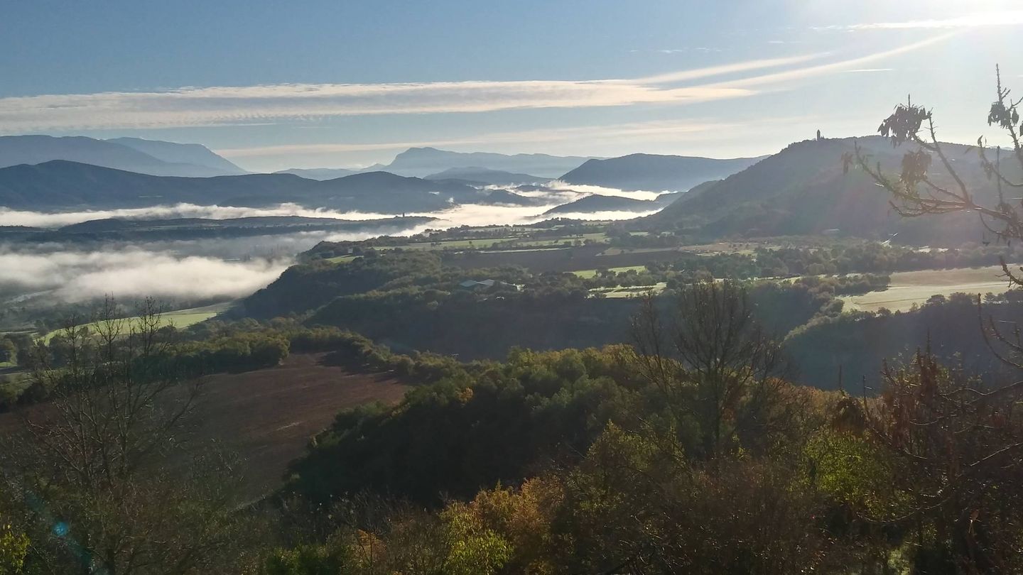 Vistas desde el pueblo de Sieste (Huesca). (Paloma Mendo)