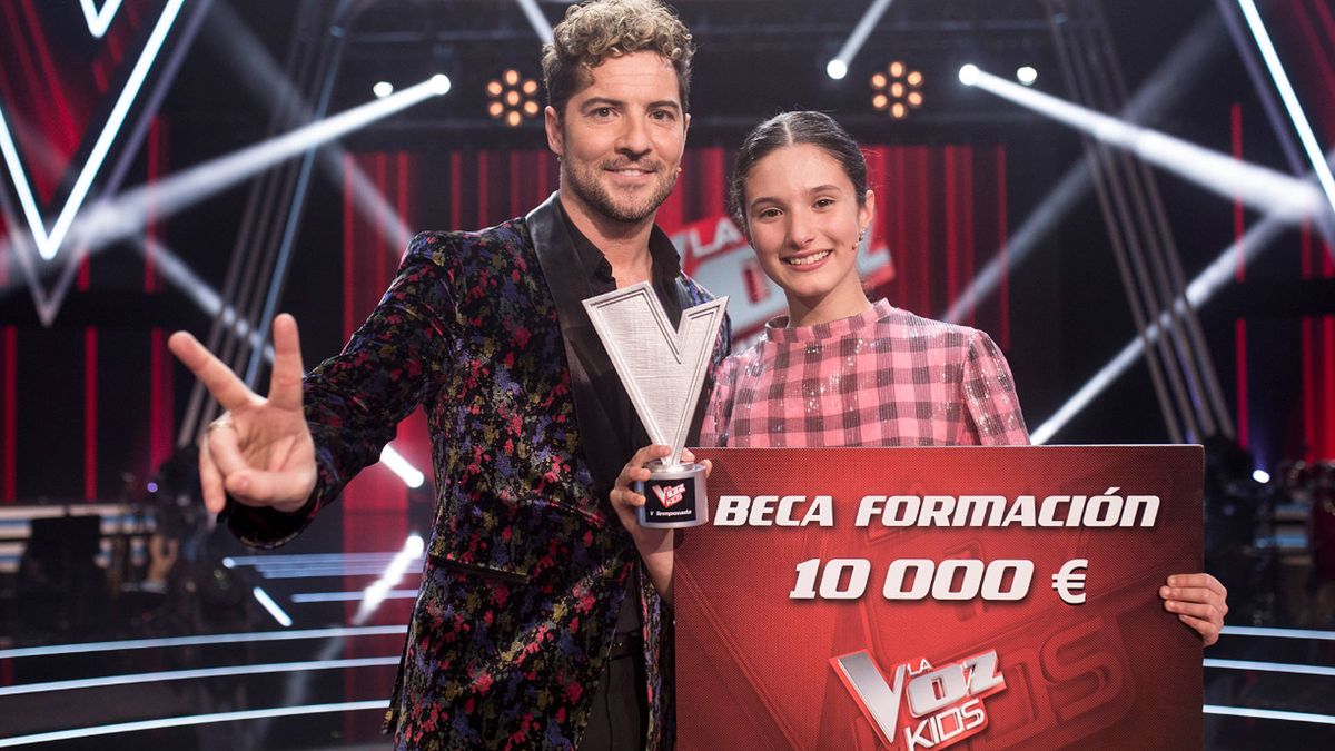 Irene Gil y David Bisbal ganan 'La voz kids' con un trofeo compartido con Daniel García
