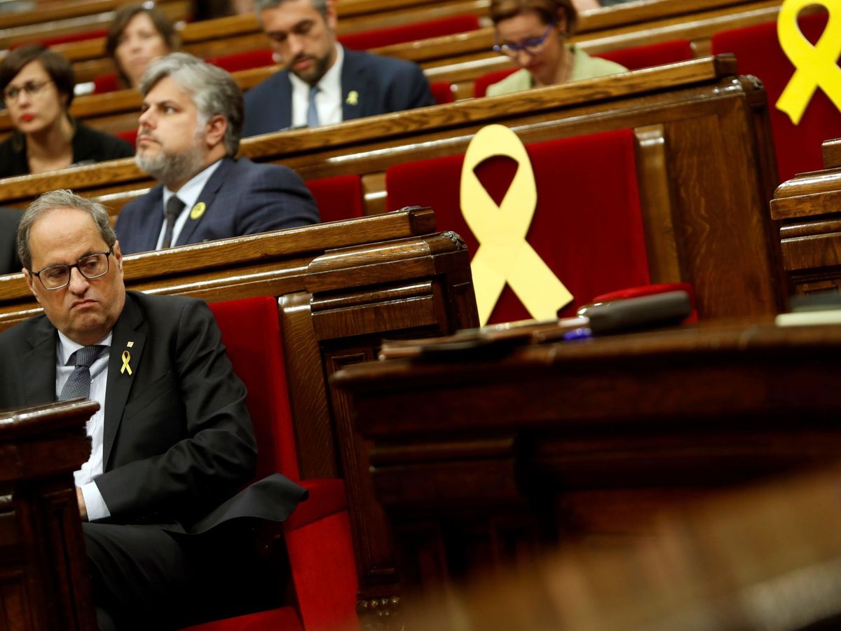 Foto: Sesión en el Parlament de Cataluña. (EE)