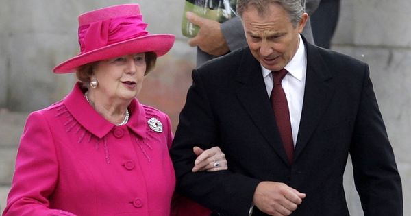 Foto: Thatcher y Blair, el signo de la era posimperial. (Reuters)