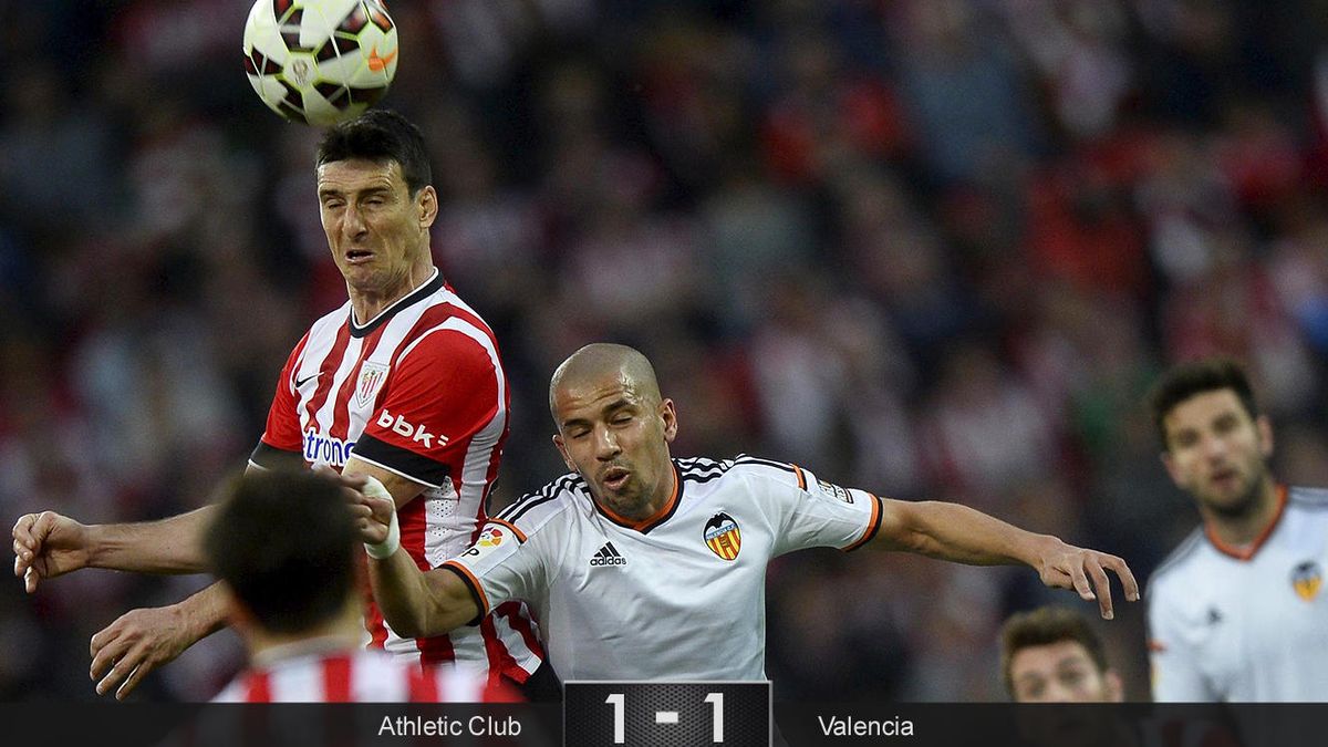 El Valencia se deja dos puntos por culpa de un gol de Aduriz… en fuera de juego