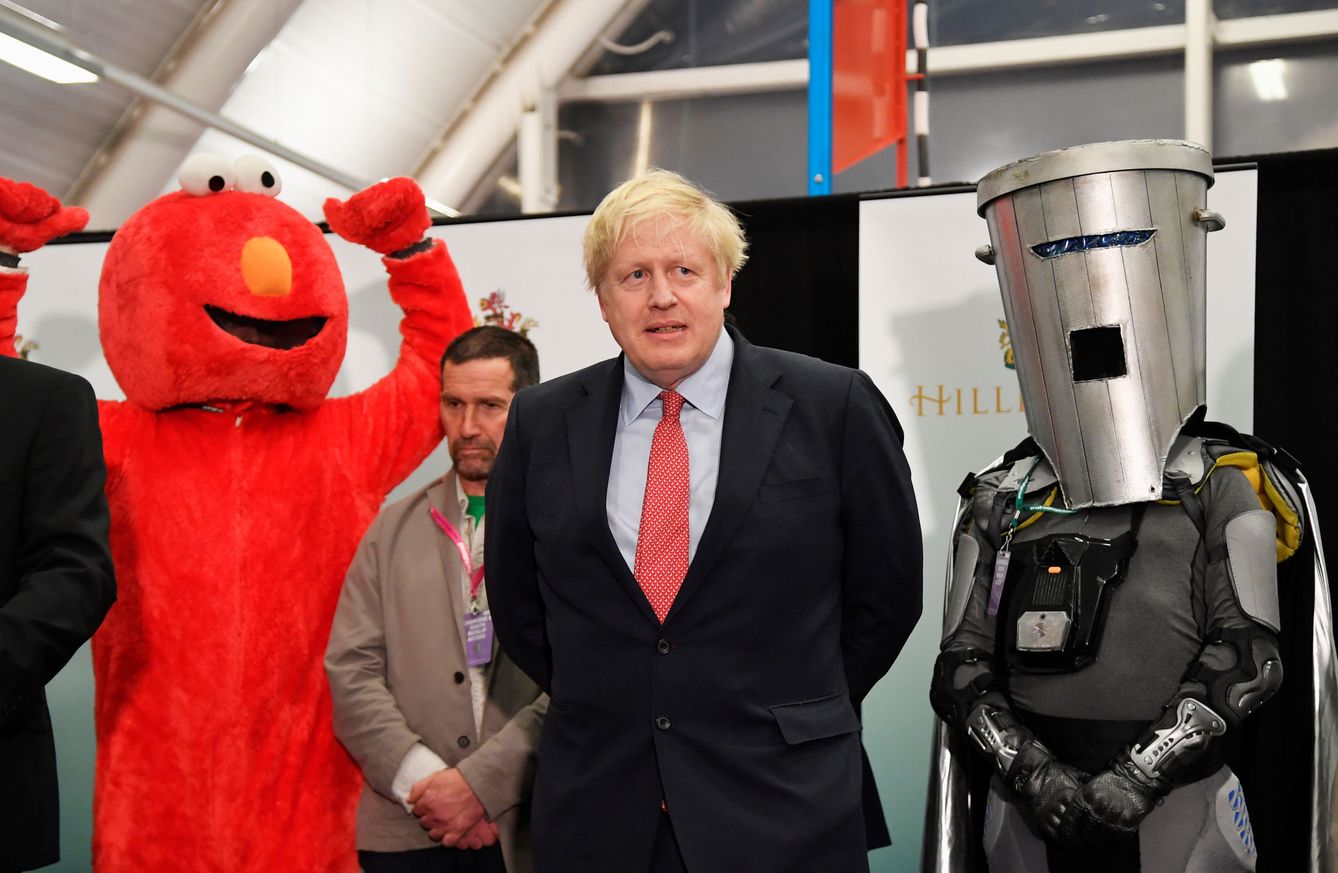 Boris Johnson, en un acto de campaña. (Reuters)