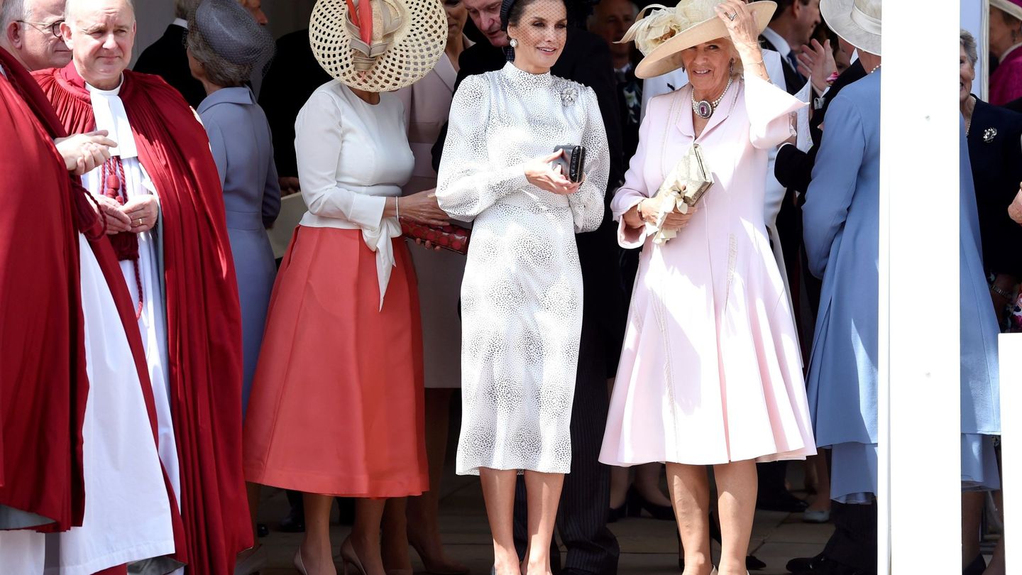 La Reina con la duquesa de Cornualles. (Reuters)