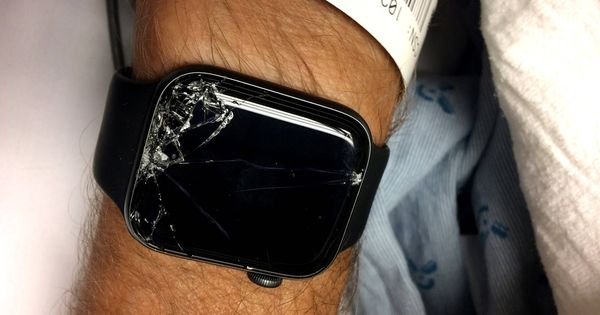 Foto: Pese al impacto, el Apple Watch llamó a emergencias y dio la ubicación del accidentado (Foto: Facebook)