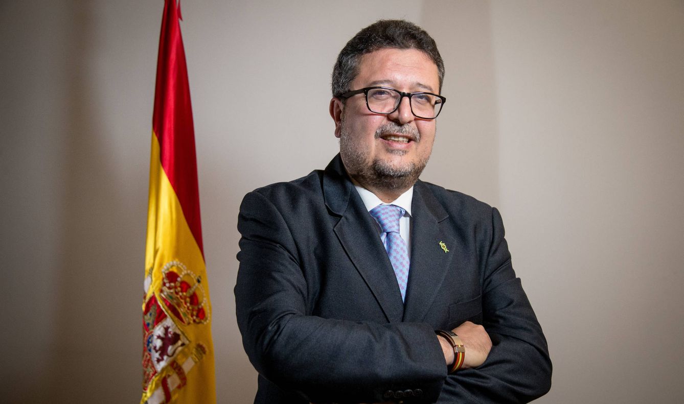 Francisco Serrano, portavoz de Vox en Andalucía. (Fernando Ruso)
