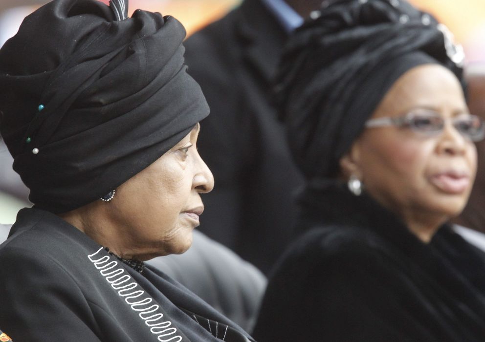 Foto: Winnie Mandela y Garça Machel