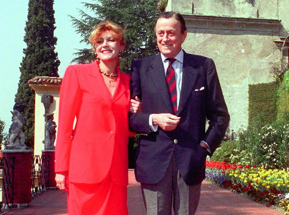 La baronesa Thyssen y el barón, en una imagen de archivo (Gtres)