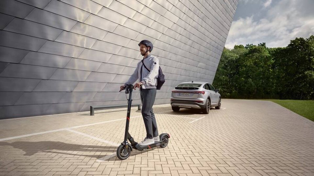 El nuevo patinete eléctrico de Audi, con frenos de disco y 80 kilómetros de autonomía