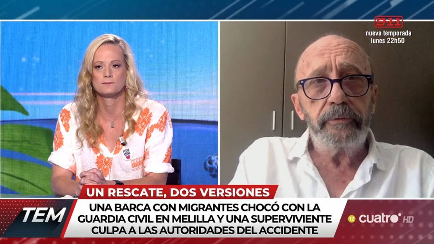 La política Zaida Cantera junto a José Palazón en 'Todo es mentira'. (Mediaset)