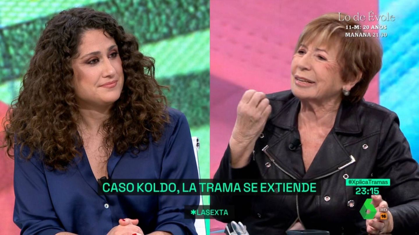 Enma López y Celia Villalobos discuten en 'La Sexta Xplica'. (Atresmedia)